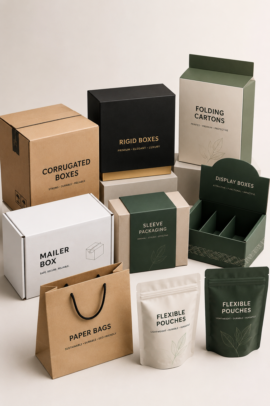 Packaging Styles We Manufacture